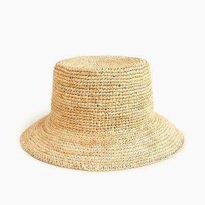 J. Crew Raffia Bucket Hat